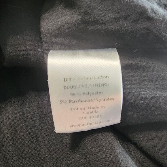 Betina Lou 🇨🇦 black cotton sleeveless dress - Picture 9 of 12